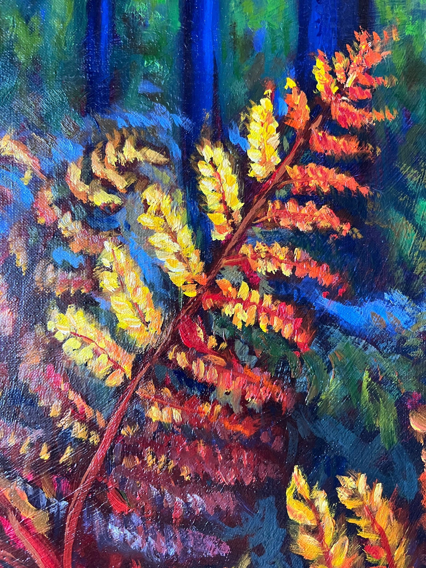 "Sunlit Fern"