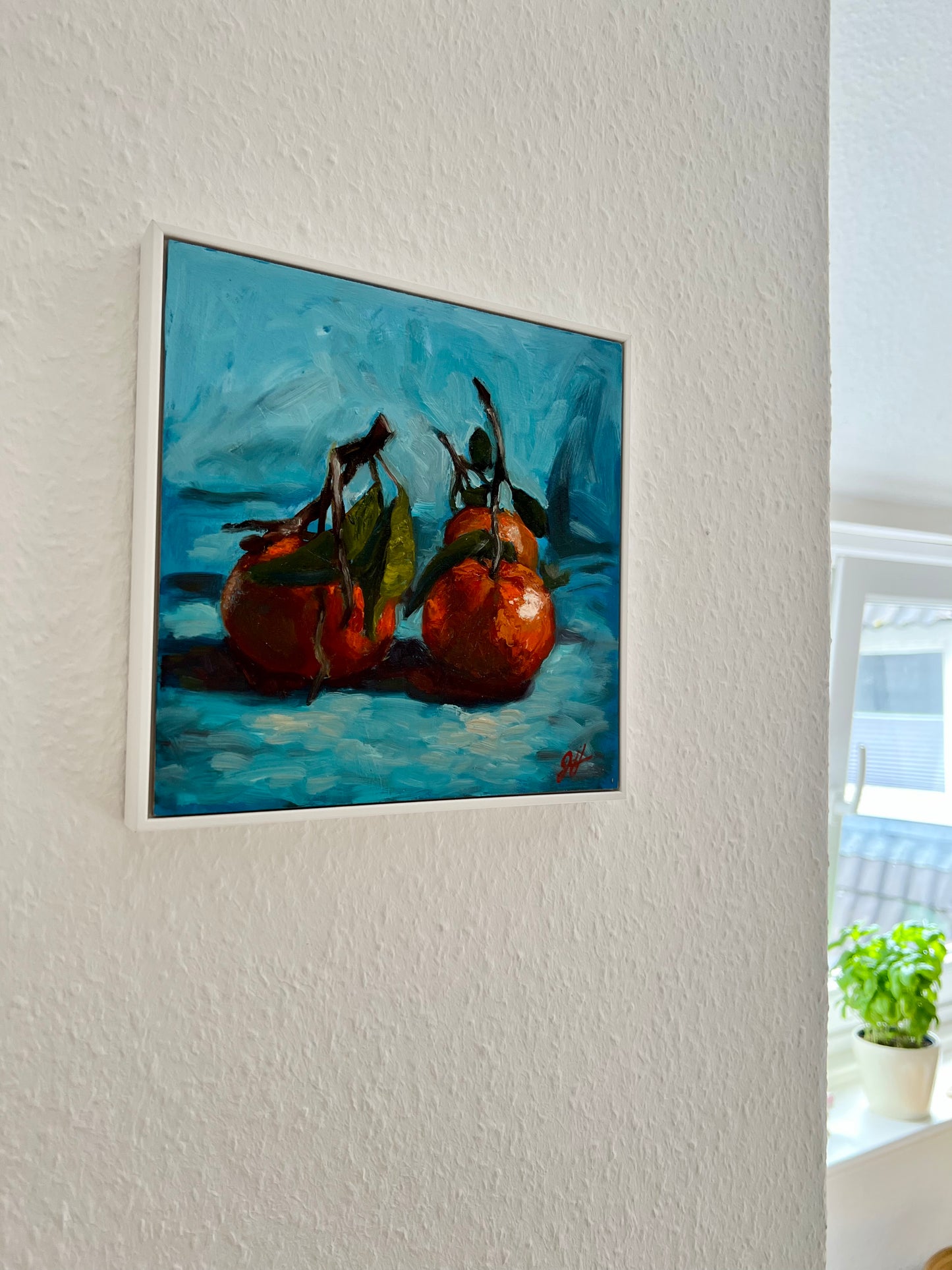 "Mandarinen auf Türkis"