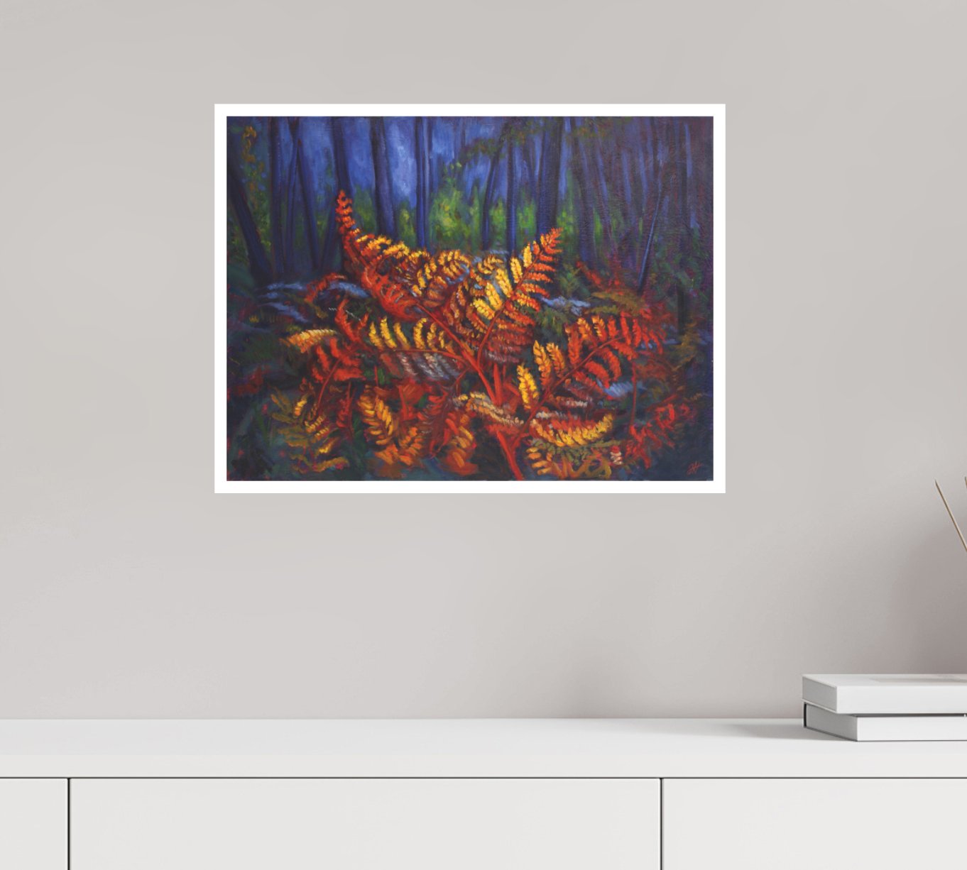 „Sunlit Fern“ Fine Art Print on Paper - Johanna Hattner Fine Art